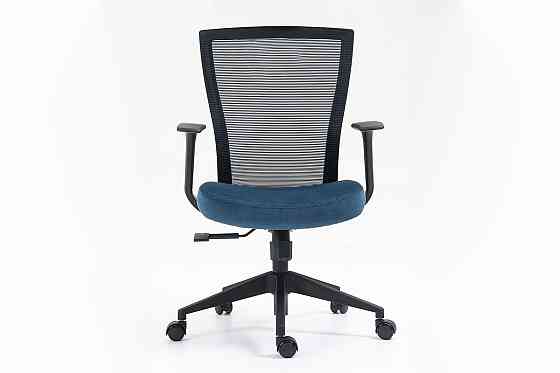 Крісло поворотне Q-328 чорне/блакитне Киев