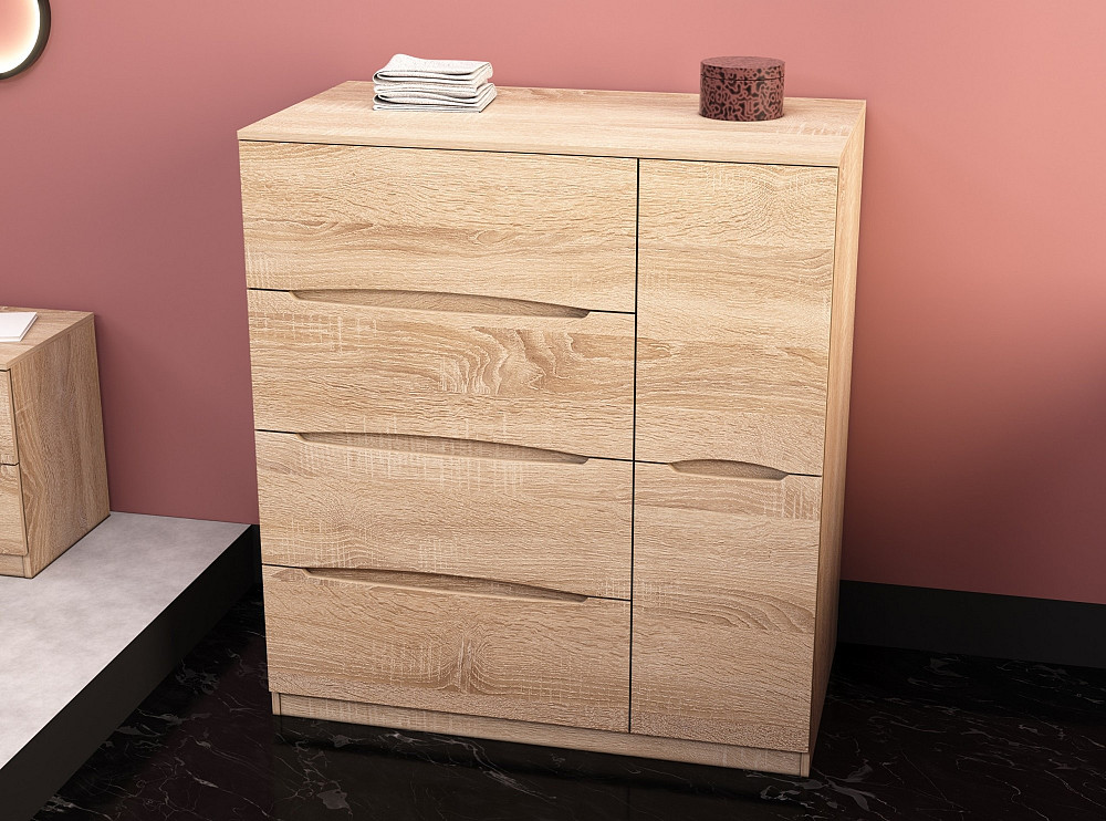 Комод Дельта №2, Дуб Сонома, 1090/610/1200 Львів - фото 4