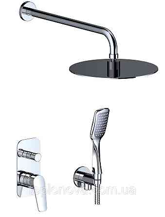 Смеситель для душа встроенный TOPAZ CAPRI TCA-15205-H43 комплект с душ.набором, 2 лейки, D35 Черновцы