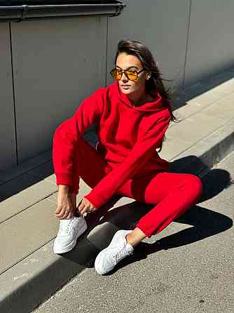 Теплый костюм женский Красный XS/S Харьков