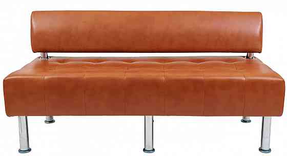 Диван Titan Office двойка со спинкой 1550х650х750 Коричневый Киев