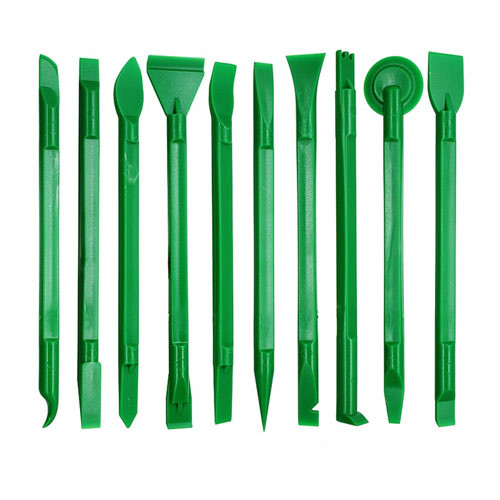 Набор 2х-сторонних лопаток 10шт для вскрытия корпусов разборки электроники, пластик Винница - изображение 1