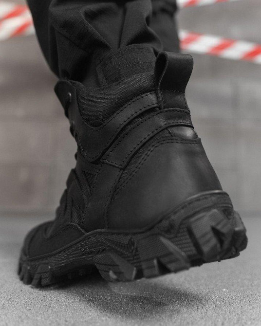Тактические ботинки dragon  total black ОР6370 Одесса - изображение 11