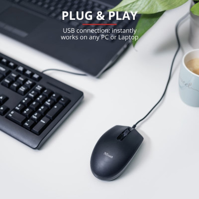 Мышка Trust Basi USB Black (24271) Винница - изображение 4