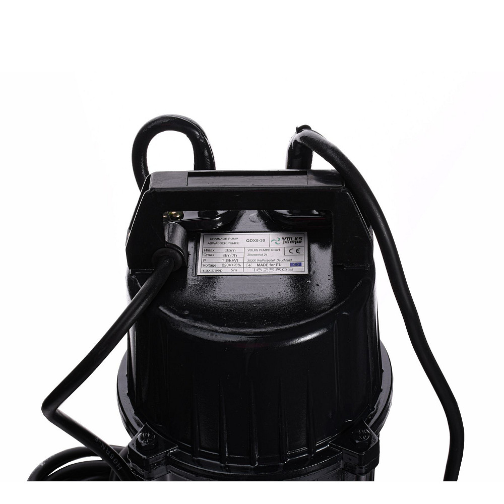 Насос дренажний VOLKS pumpe QDX8-30 1,5кВт Тернопіль - фото 3