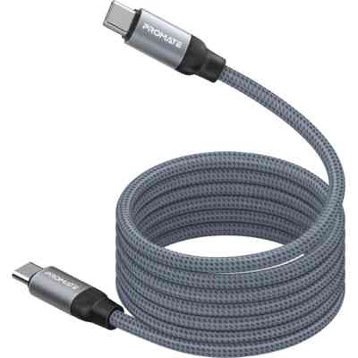 Дата кабель USB-C to USB-C springy.grey Promate (springy.grey) Вінниця