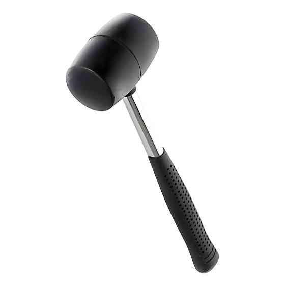 Sigma Киянка резиновая чёрная 450г металлическая обрезиненная рукоятка SIGMA (4317481) Коломыя