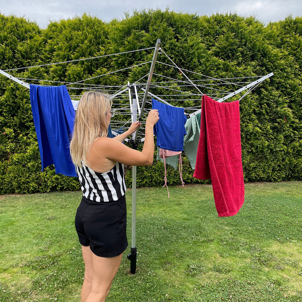 Садова Сушарка складана для одягу до 40 кг 12 струн Gardlov (24225) Нововолинськ - фото 10