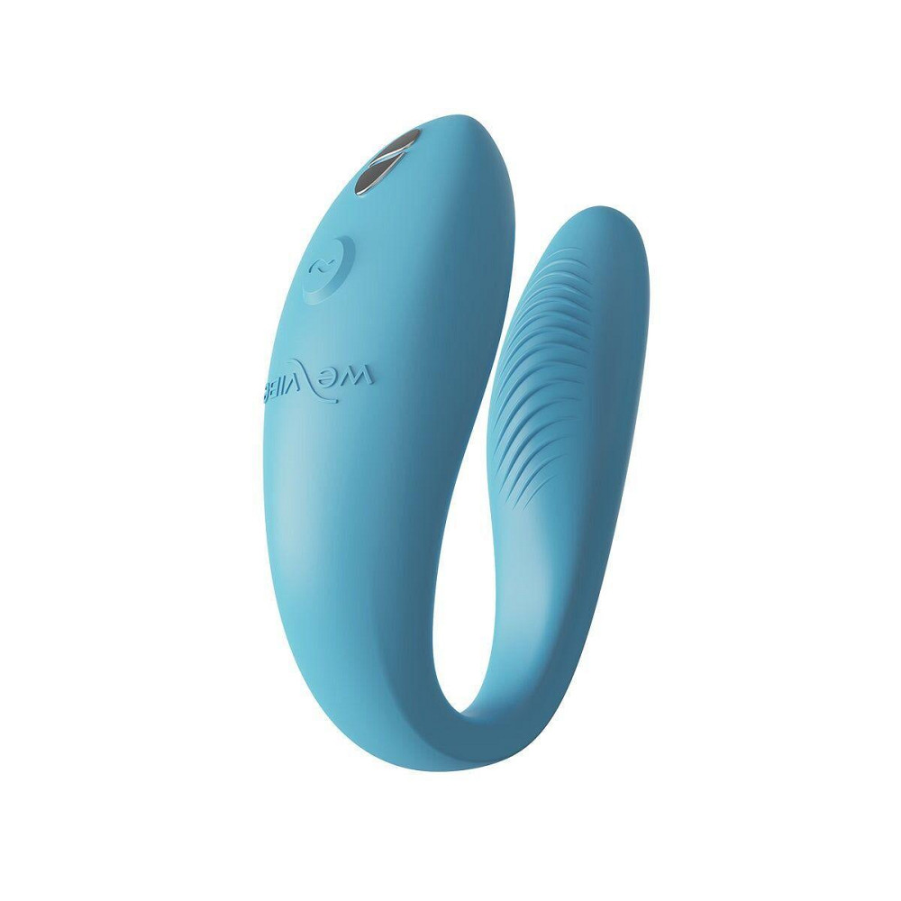 Смарт-вібратор для пар We-Vibe Sync GO Turquoise, тревел-кейс, пульт ДК Sex Aura Київ - фото 1
