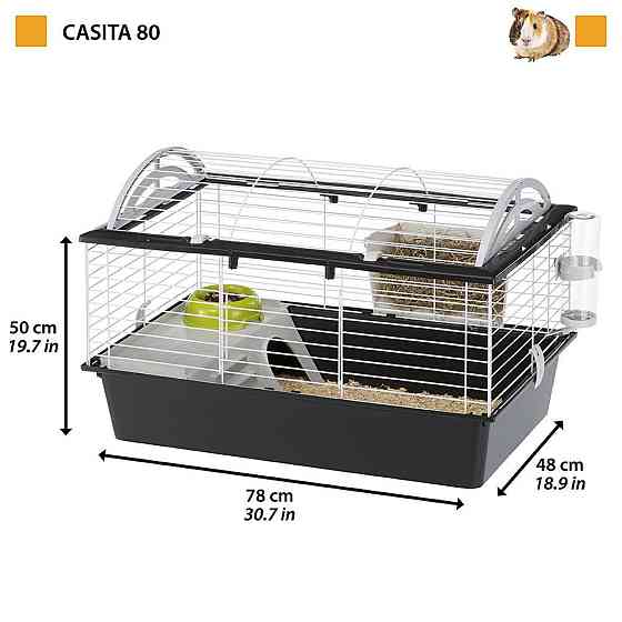 Клітка для кроликів і морських свинок Ferplast Casita 80 (Ферпласт Касіта 80) Запоріжжя