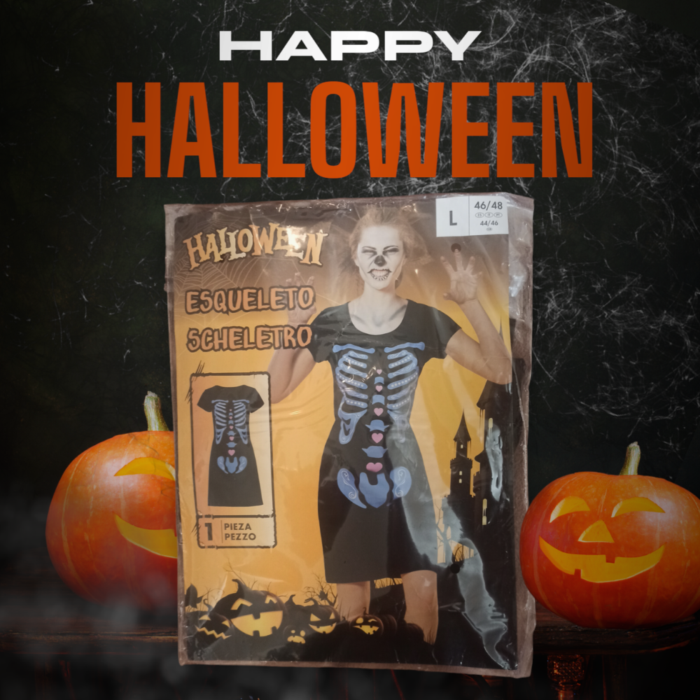 Скелет платье для вечеринки на Хеллоуин размер L черный Киев - изображение 4