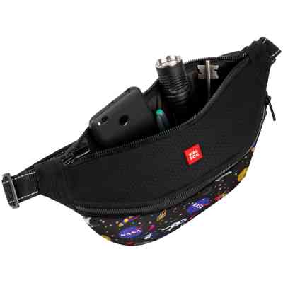 Поясная сумка-бананка для собак WAUDOG Textile "NASA" 33х17х10 см (5692) Винница