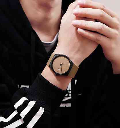 Наручний кварцовий годинник Skmei 1509 коричневий Вінниця