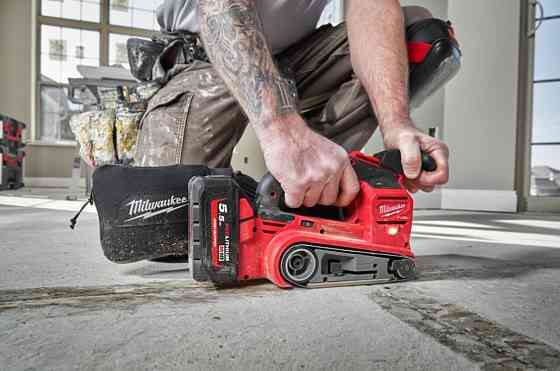 Шліфмашина стрічкова акумуляторна MILWAUKEE, M18 FBTS75-0 Одесса
