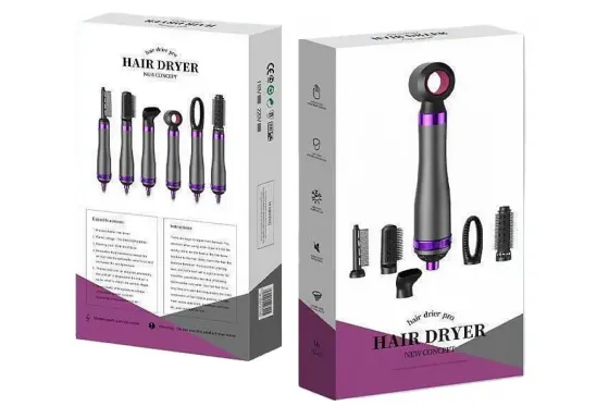 Фен-расческа,стайлер для волос HAIRE DRYER 6в1 (HA61) Коломыя