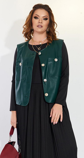 Костюм плісе з жилеткою (50) Київ - фото 1