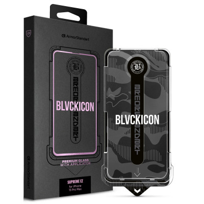 Скло захисне Armorstandart Black Icon Supreme EZ iPhone 15 Pro Max (ARM79263) Вінниця - фото 1