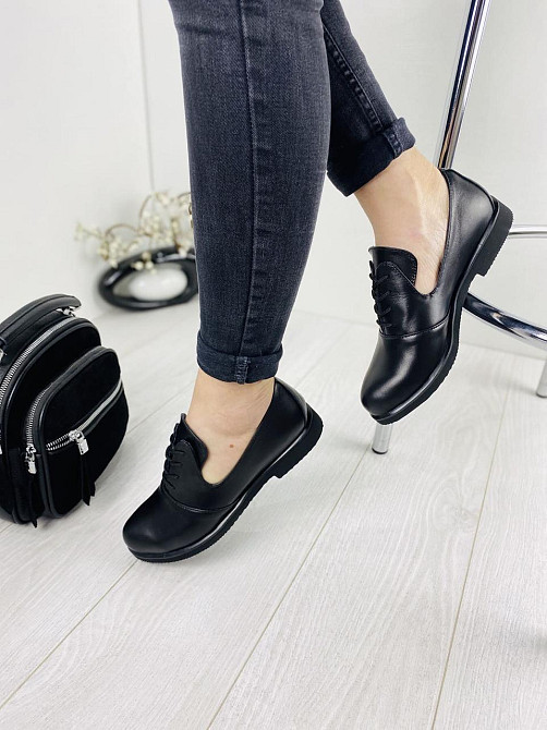 Ilona Туфлі жіночі ILONA 263/L10 чорні (весна-осінь, шкіра натуральна) (3205) Коломия - фото 4