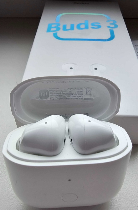 Наушники Беспроводные Xiaomi Redmi Buds 3 Original White. Киев - изображение 3