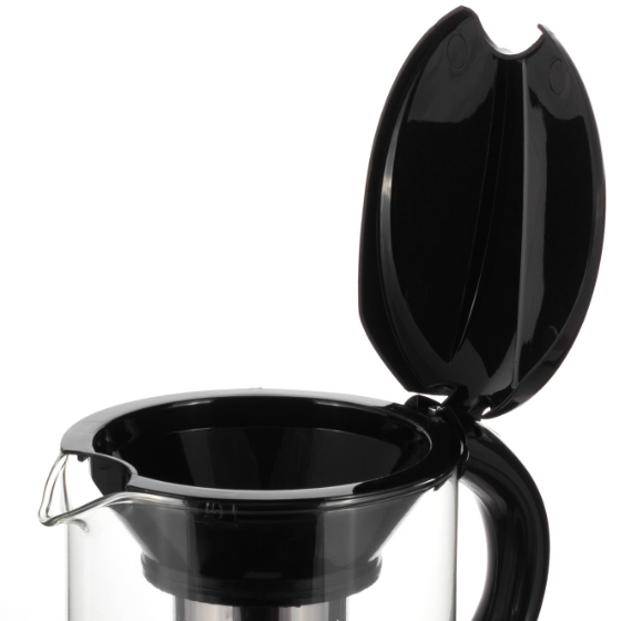 Заварник 1000мл зі з'ємним ситечком скло/нержавіюча сталь 0781M KAMILLE Житомир - фото 6