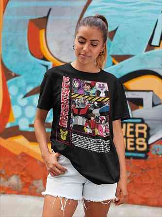 Футболка аниме Мазингер З Аниме Коол оверсайз (S/M/L) Черний AnimeJ0051 Днепр