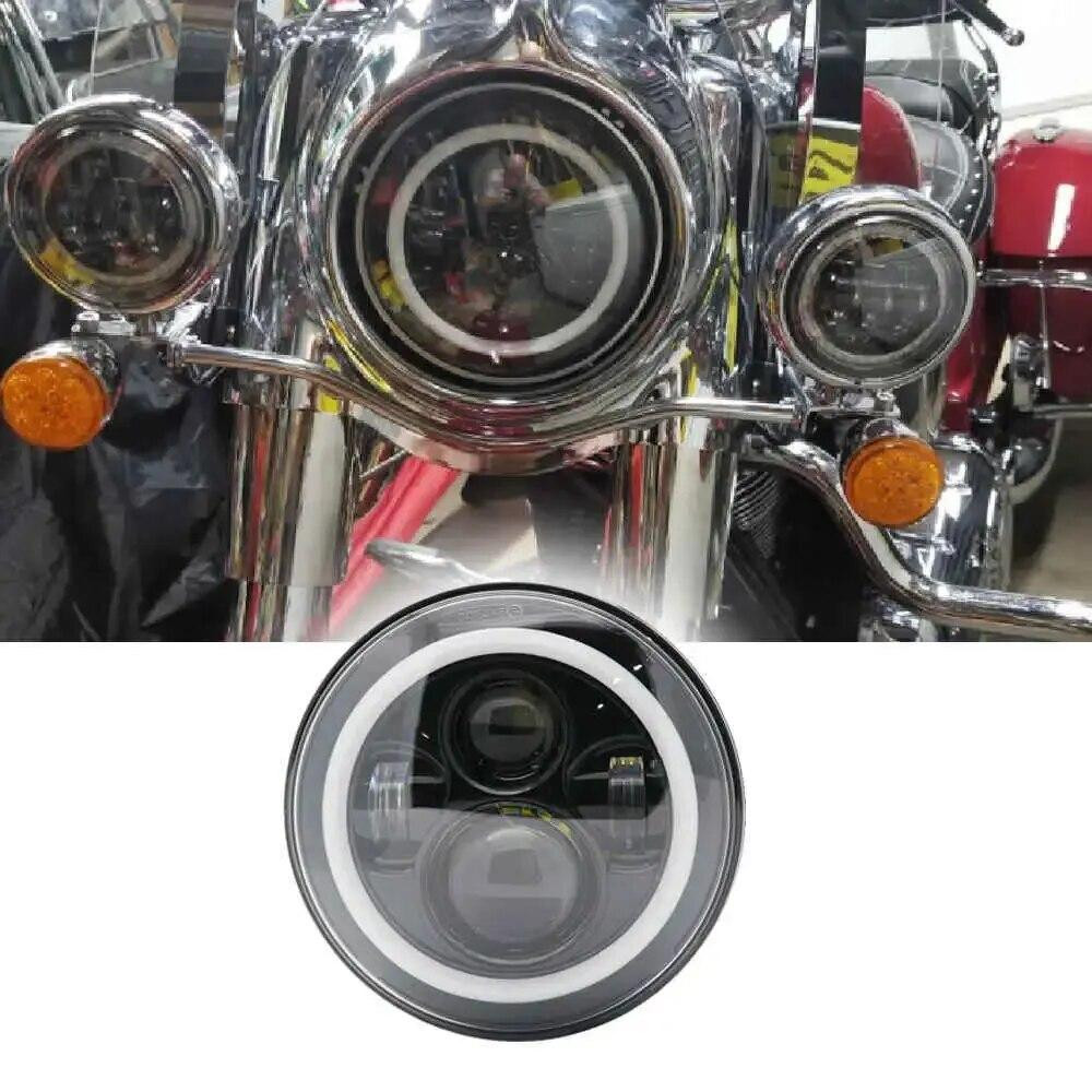 Світлодіодна фара 7 дюймів Led ВАЗ 2101 2121-21213 Нива Уаз Газ Ваз 45W Харків - фото 8