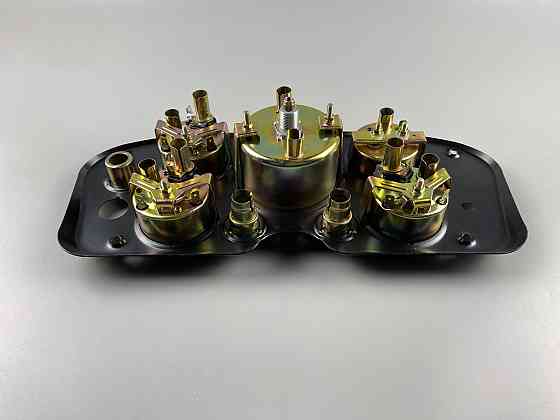 Щиток приладів ГАЗ-53 УАЗ у зборі 4 покажчики + спідорметр + 3 ""вічка"" під підсвічування панель приладів Мукачево