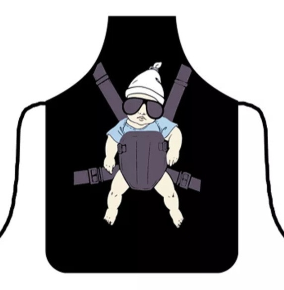 Фартук с приколом Ребенок 75 на 60 см разноцветный Киев - изображение 2