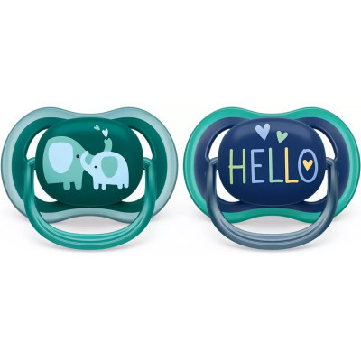 Пустышка Philips AVENT Ultra Air, 18+ міс. 2 шт (SCF349/18) Винница - изображение 1