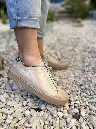 D and V Сліпони жіночі D and V 2038 пудра (літо, шкіра-сатин натуральна) (2241) Коломия