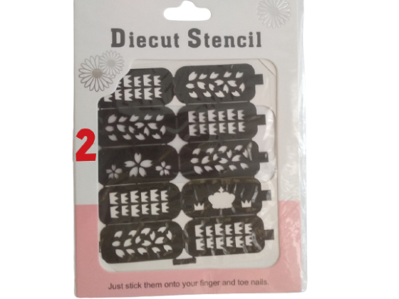 Трафарет для дизайна ногтей Киев