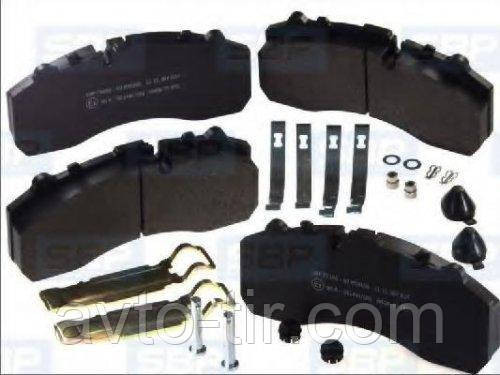 Гальмівні колодки MAN , DAF , SAF , Mercedes Actros , SCANIA , Iveco Луцьк - фото 1