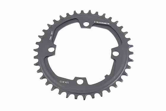 Зірка передня MTB Narrow Wide 38Т (BCD:104мм), алюмінієва, чорна Київ