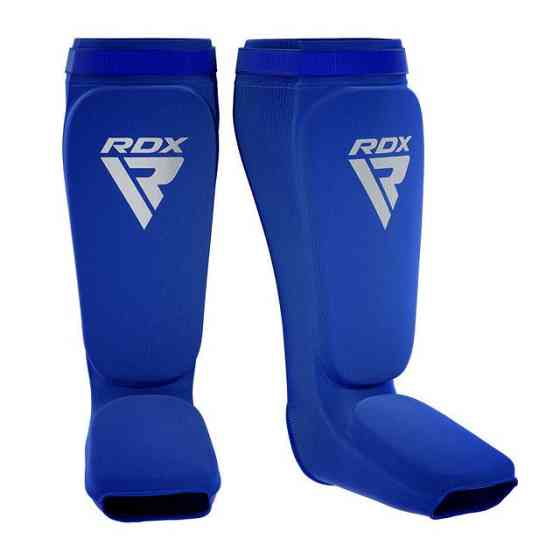 Захист гомілки та стопи RDX Shin Instep Foam Blue/White M Каменское