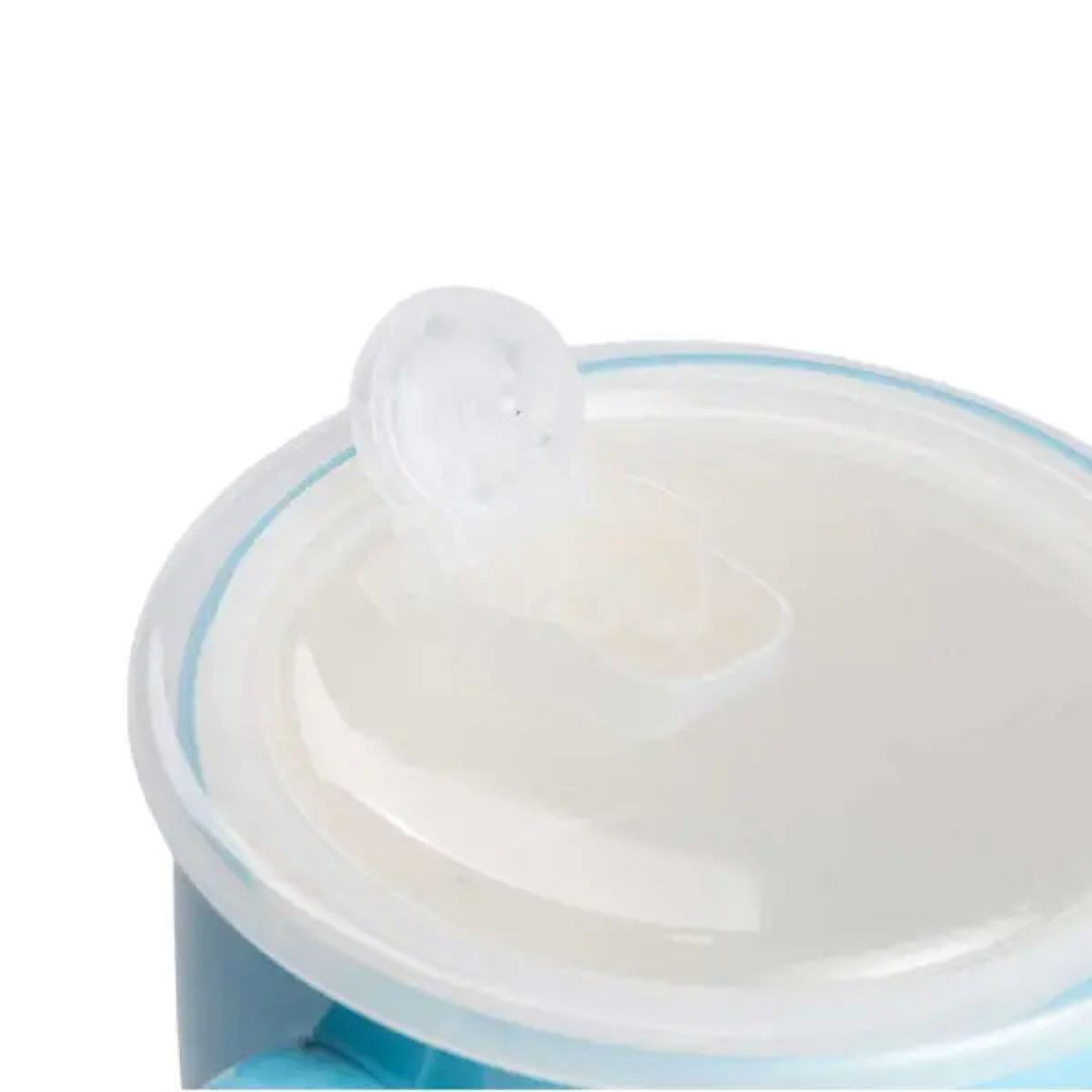 Миска для локшини порцелянова 770 мл із герметичною кришкою, блакитна HP-15-15 Коломия - фото 4