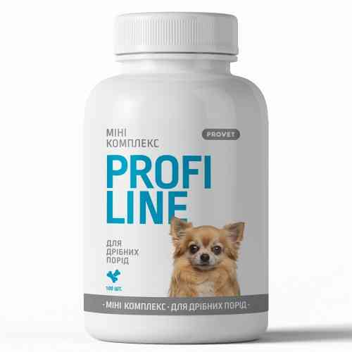 Вітаміни Provet PROFILINE для собак МІНІ комплекс дрібних порід для обміну речовин 100 таблеток Київ