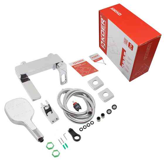 Змішувач для ванної Koer KB-41031-01 з коротким виливом KR5436 Харків