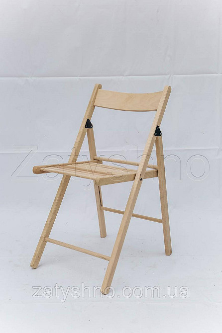Складаний стільчик з бука Київ - фото 4