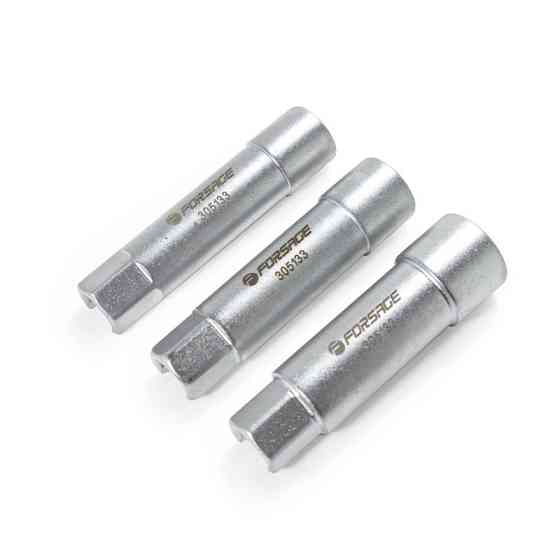 Набір подовжених головок для свічок розжарювання під ключ 10мм 8 9 10мм 3пр. в кейсі Forsage F-305133 Одеса