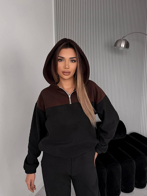 Жіночий теплий костюм (двокольоровий) Одеса - фото 4