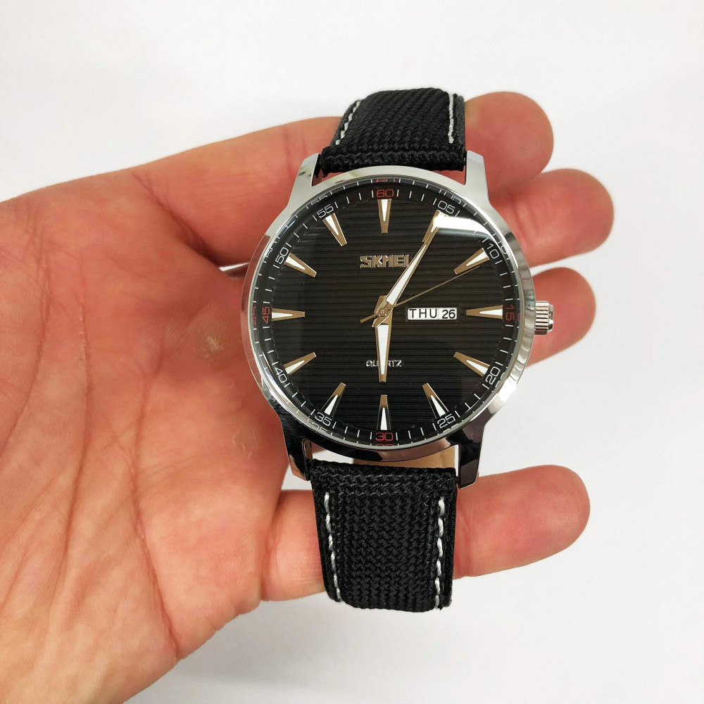 Годинники наручні чоловічі стильні модні красиві, Оригінальні чоловічі кварцові наручні годинники DF-58 Івано-Франківськ - фото 3