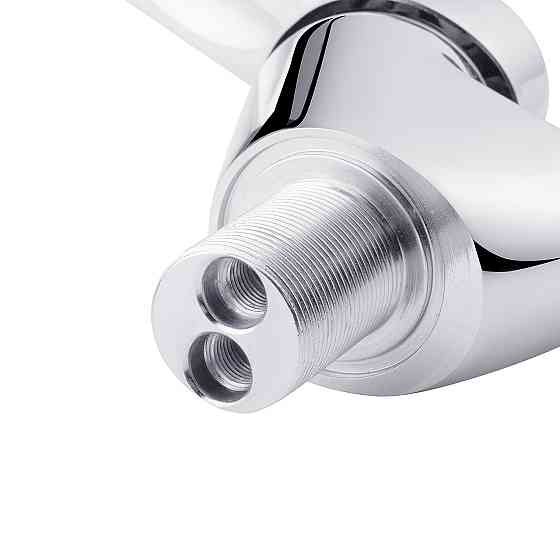 Змішувач для кухні з гнучким виливом Kroner KRM Odra - C032GRA хром/сірий Київ