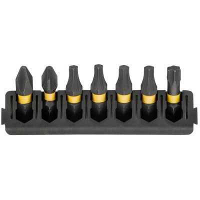 Набор бит DeWALT в касете для Tough Case, FlexTorq, L 25 мм, Рh2,Pz2,Т20 2 шт,Т25 2 шт,Т30 (DT70810) Винница - изображение 1