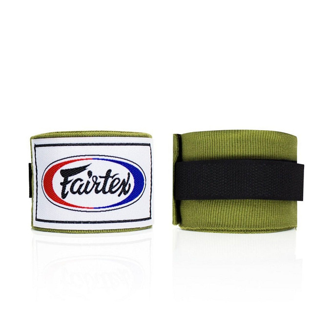 Бинти для боксу Fairtex HW2 Green Olive (4,5м) Каменское - изображение 1