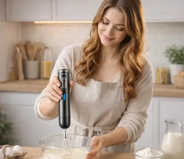 Погружной блендер 4в1, 2000Вт, RАF R 3001 + мерный стакан / Измельчитель кухонный Коломия - фото 4