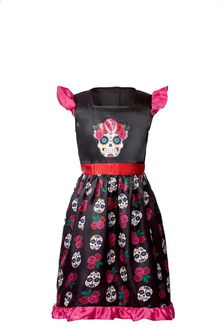 Дитяча сукня з черепами на Хелловін 6-8 років чорний Київ - фото 2