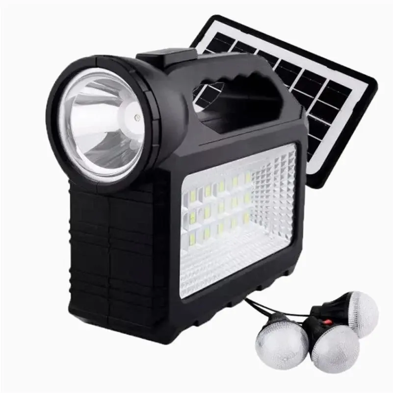 Портативная станция для зарядки GD 101 с 3 лампами и солнечной панелью (8402) от GDLITING Одесса - изображение 3