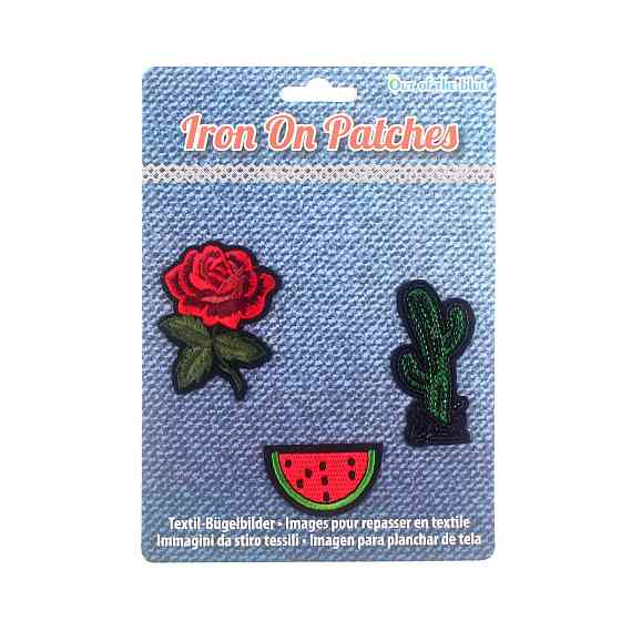 Дисплей шевроні Iron on Patches "Троянда" Рівне