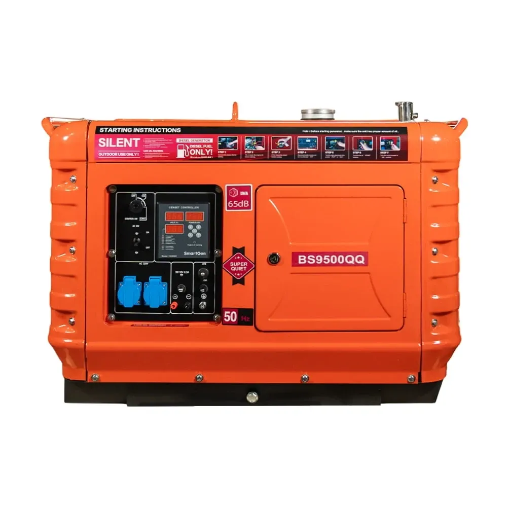 Генератор дизельний однофазний 5.5 кВт Bison BS9500QQ (41-00411) Киев - изображение 3