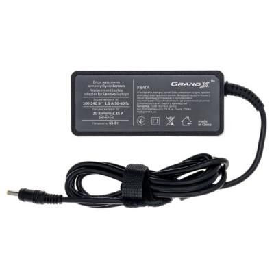 Блок питания к ноутбуку Grand-X Lenovo (20V 3.25A 65W) 5.5x2.5mm (ACLEL65WS) Винница - изображение 1
